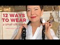 12 Ways to Wear A Small Silk Square Scarf