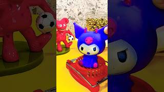 KUROMI TOYS SATISFYING REVIEW UNBOXING ASMR TOYS MEOW 😄🍫#shorts #toys #kuromi