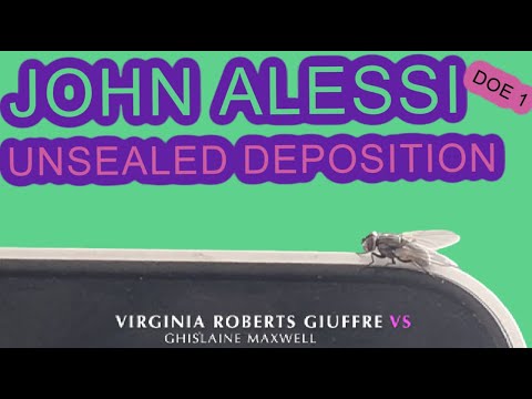 GHISLAINE MAXWELL: John Alessi Deposition (DOE 1) - YouTube