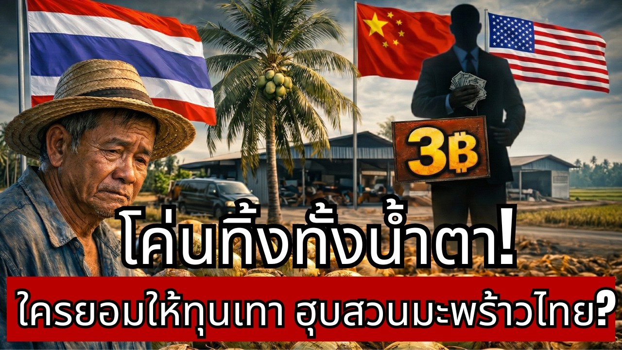 คนไทยจะไม่มีสวนมะพร้าวเหลือ? แฉขบวนการ 