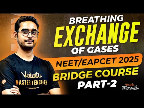 EAPCET 2025 NEET 2025 | Breathing & Exchange of Gases | NEET EAPCET Bridge course | Part 2