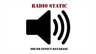 Radio Static Sound Effect