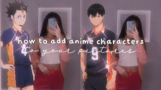 how to add anime characters to your pictures ☾ [ios  + android] screenshot 5