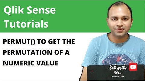 Qlik Sense Premut function to identify the permutation values | Abhishek Agarrwal