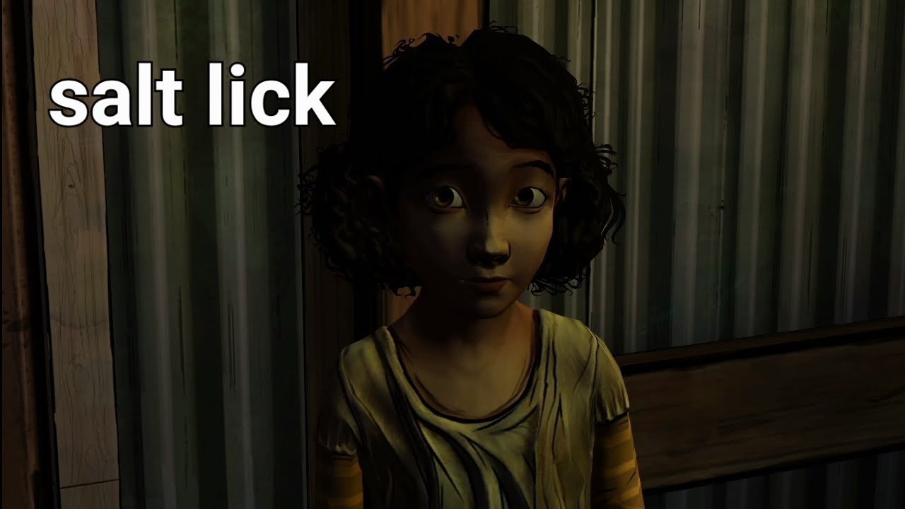 clementine remembers the salt lick the walking dead YouTube