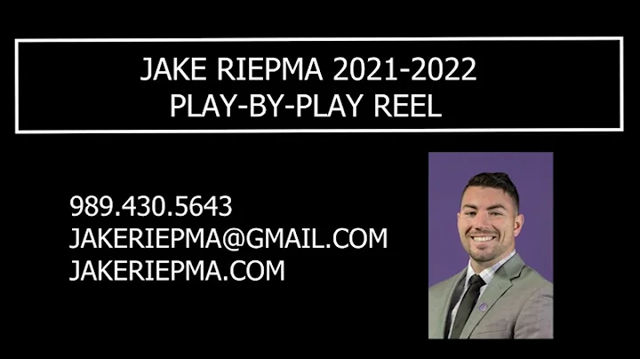 Jake Riepma 2021-2022 Sports Broadcasting Reel