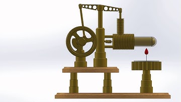 Solidworks Project - Stirling Engine Assembly