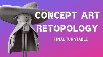 Character Retopology - [FINAL TURNTABLE]