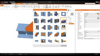 Idea Statica - Complex connection design by using Splice operation