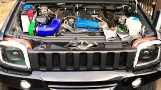 ファイターチューンスズキジムニーシエラJB43改公認130馬力M18搭載1800ccエンジンルームでビックリ大発見した