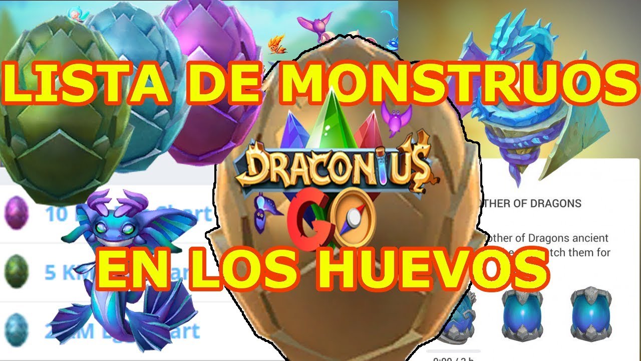 ¿Te explico que sale de los huevos de DRACONIUS GO? [DRACOGUÍA]