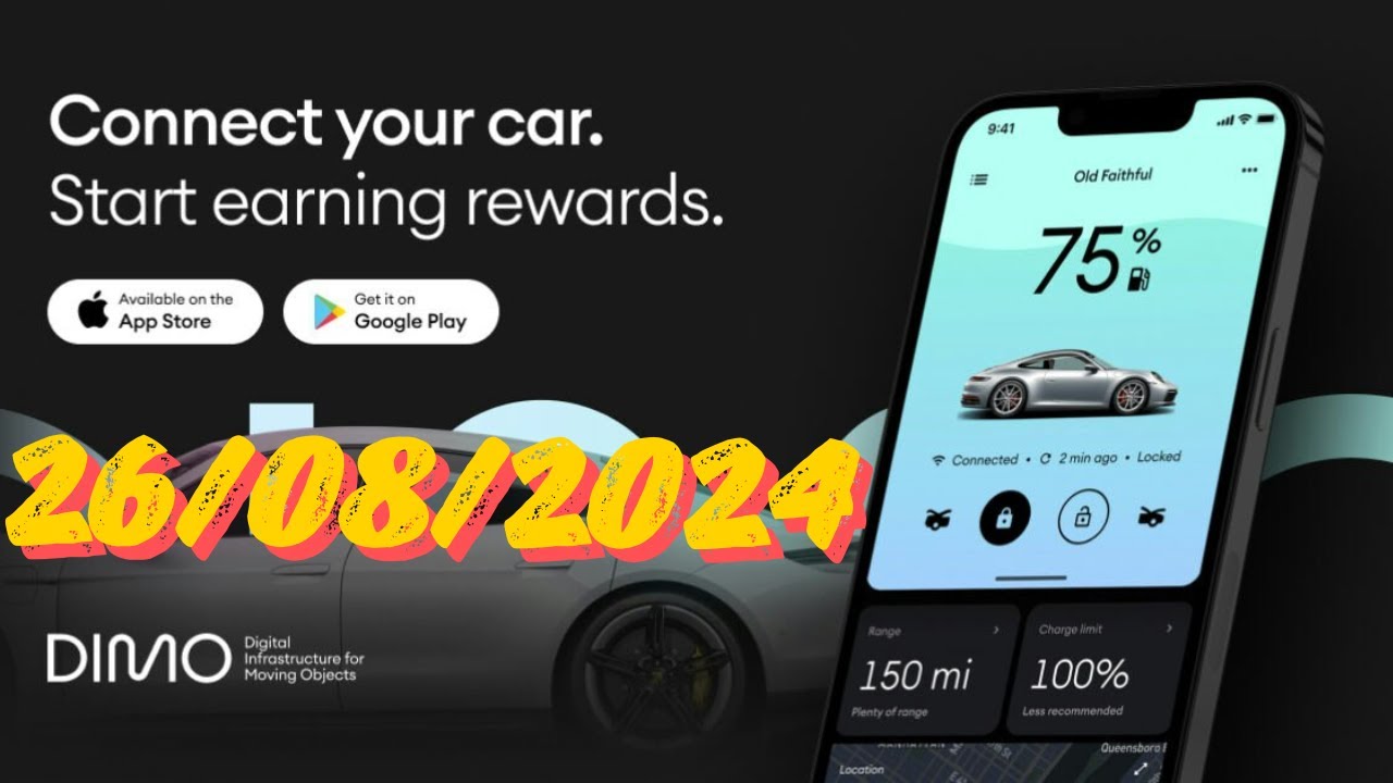 Update DIMO Rewards 26/08/2024 - AutoPi, Macaron, Tesla and SmartCar - Monetize DATA of your CAR!