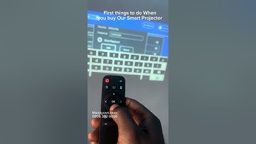 How to connect your wifi to the Hy300 320 or 350 projector.