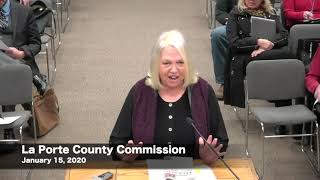LaPorte County Commission January 15 2020