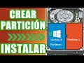 Crear Partición en disco (HDD/SSD) para Instalar Windows 10, USB Rufus (MBR/GPT) SIN PERDER ARCHIVOS