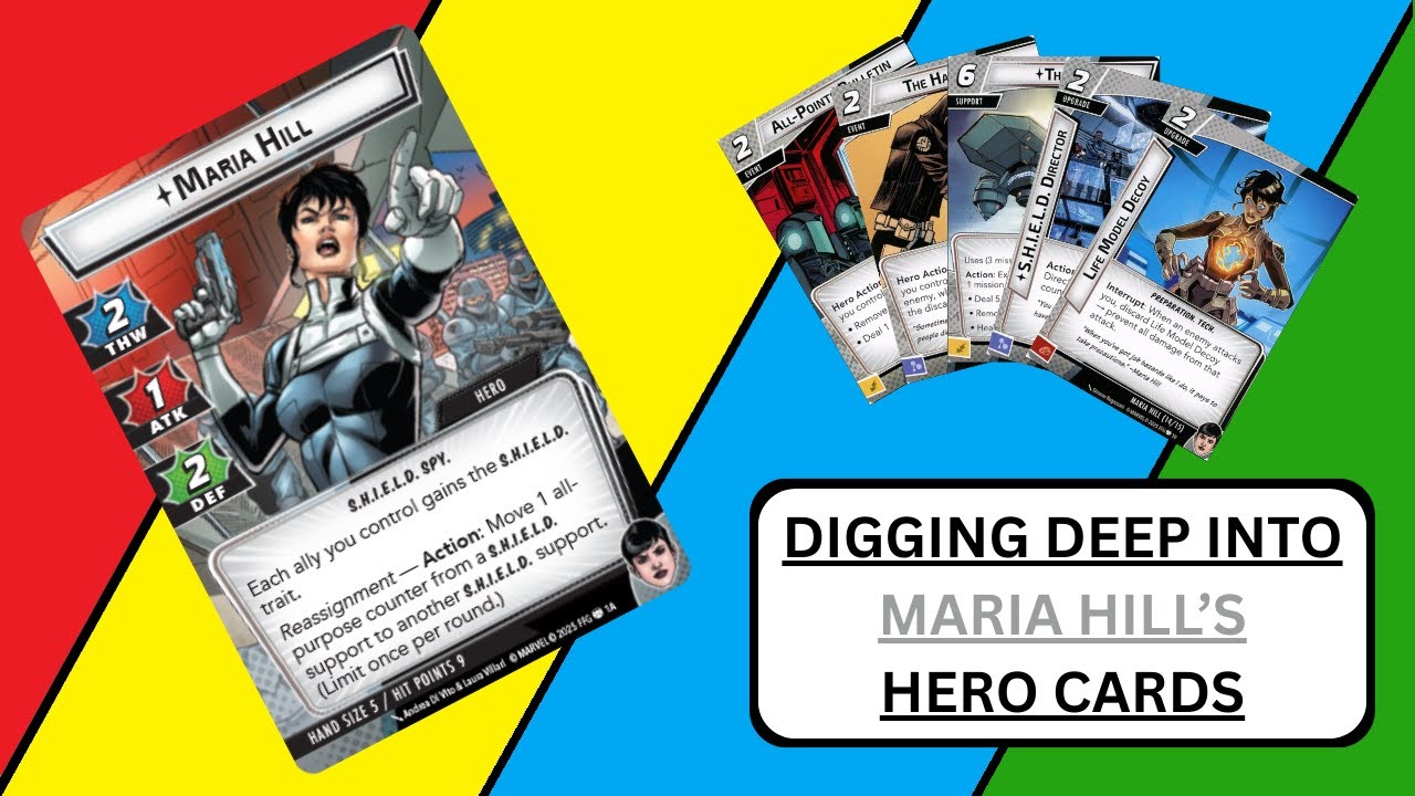 Digging Deep into Maria Hill's Hero Cards