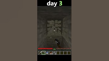 mining 1 block every day until I find diamond | Day 5 #shorts