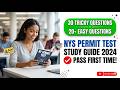 Pass The 2026 New York State DMV Permit Test On Your First Try With These Real Questions