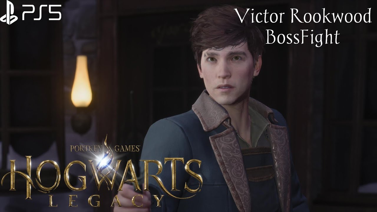Victor Rookwood Hogwarts Legacy | Victor Rookwood Boss Fight | PS5 gameplay - YouTube
