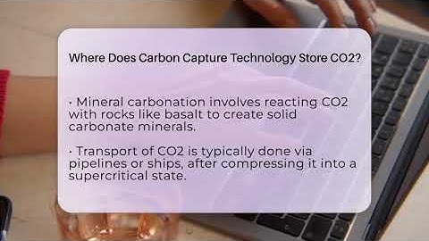 Where Does Carbon Capture Technology Store CO2? - Talking Tech Trends