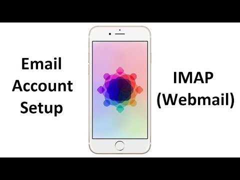 How to setup IMAP (Webmail) account - iPhone/iPad