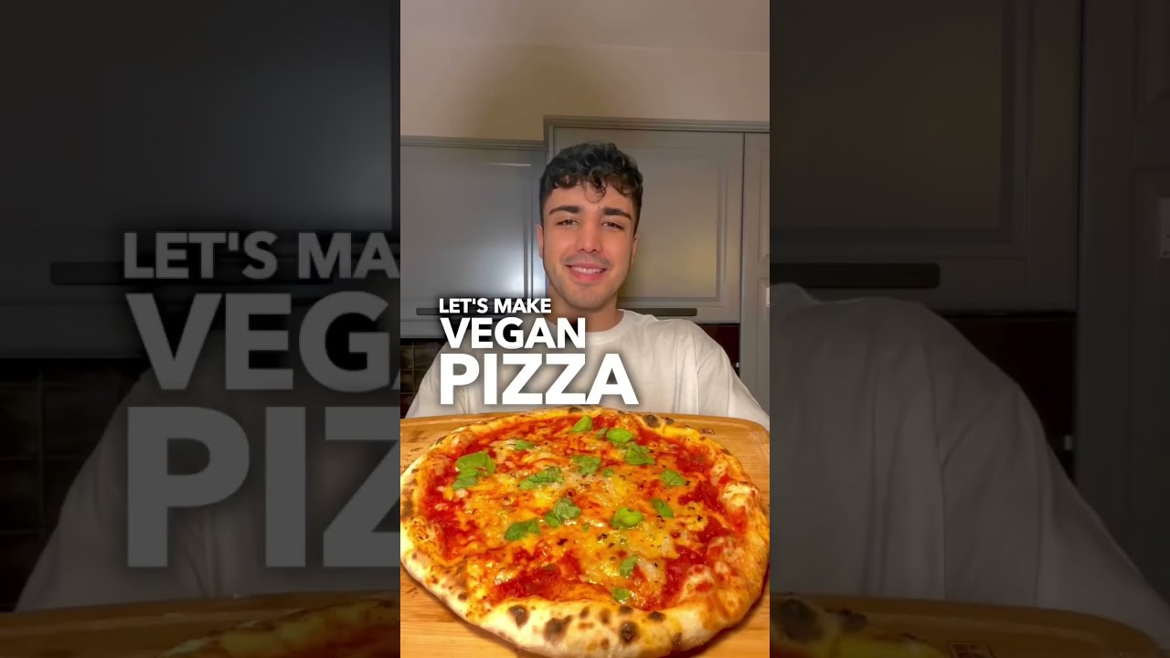 Vegan pizza Margherita
