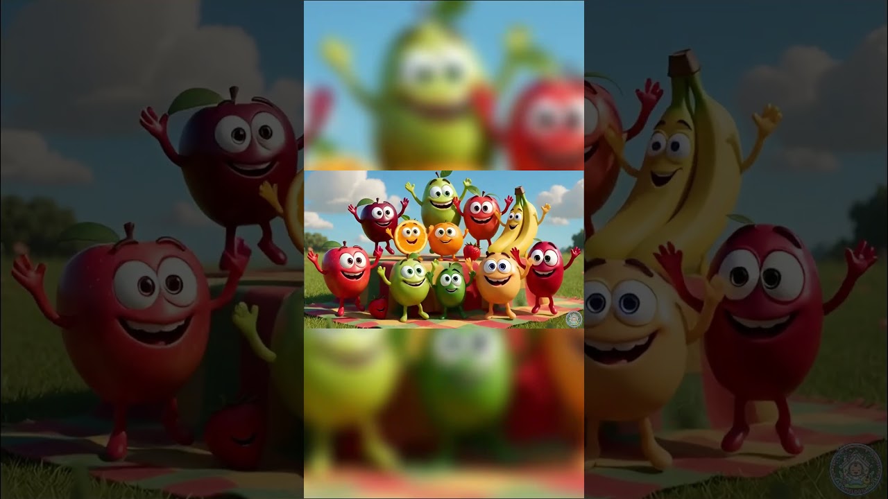 Fruit Friends Singing Together 