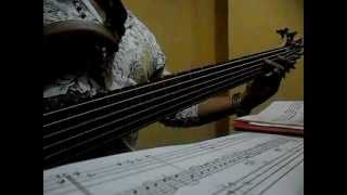 Video thumbnail of "BAJO - JAZZ BLUES (GUSTAVO GREGORIO) DAVID COLORADO."