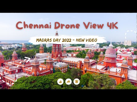 Chennai Drone Video 4K | Madras Day 2022- Namma Chennai | Chennai | |Drone | 4K | TravelTalesUntold