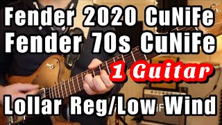 Celebrity 7 Wide Range Buckers in 1 Guitar: CuNiFe(Fender/Lollar/Creamery) Wealth