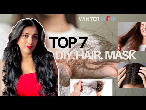 Top 7 DIY Hair Mask U should Definitely Try This Winter #hairmask #youtubehair