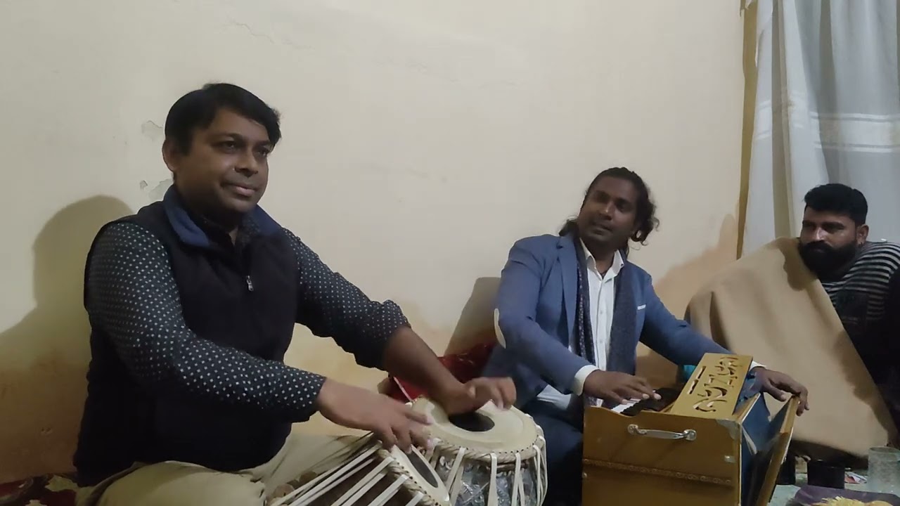 Original feelings of Ustad  zakir Hussain sb. Ustad Shahzad Gill Sb. On Tabla.Singer kalay Khan sb