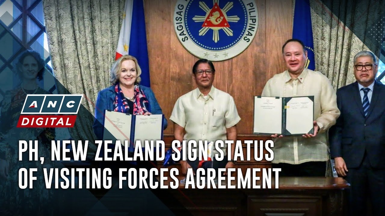 PH, New Zealand sign status of visiting forces agreement | ANC