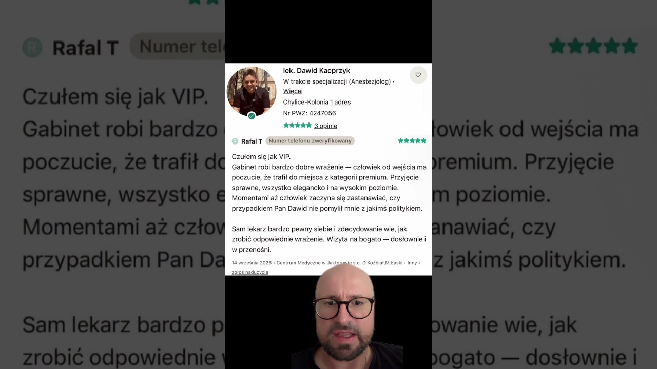 Nowa praca Kacprzyka — Transcript