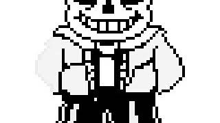 Sans pixel art!