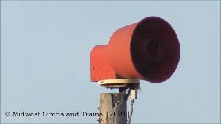 ACA P-15 Attack Fire Siren Test - Raymond, IL 8/2/21