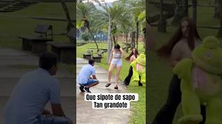 Que sipote de sapo 🐸 tan grandote #toad #humor #funny #comedia #shorts
