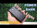 Slimmest  lightest power bank 10000 mah qecvec