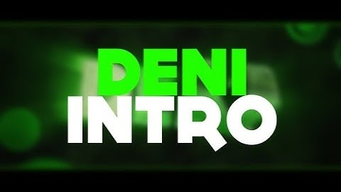 Deni Intro | By:VarikX | [C4D/AE] MY BEST CC *-*