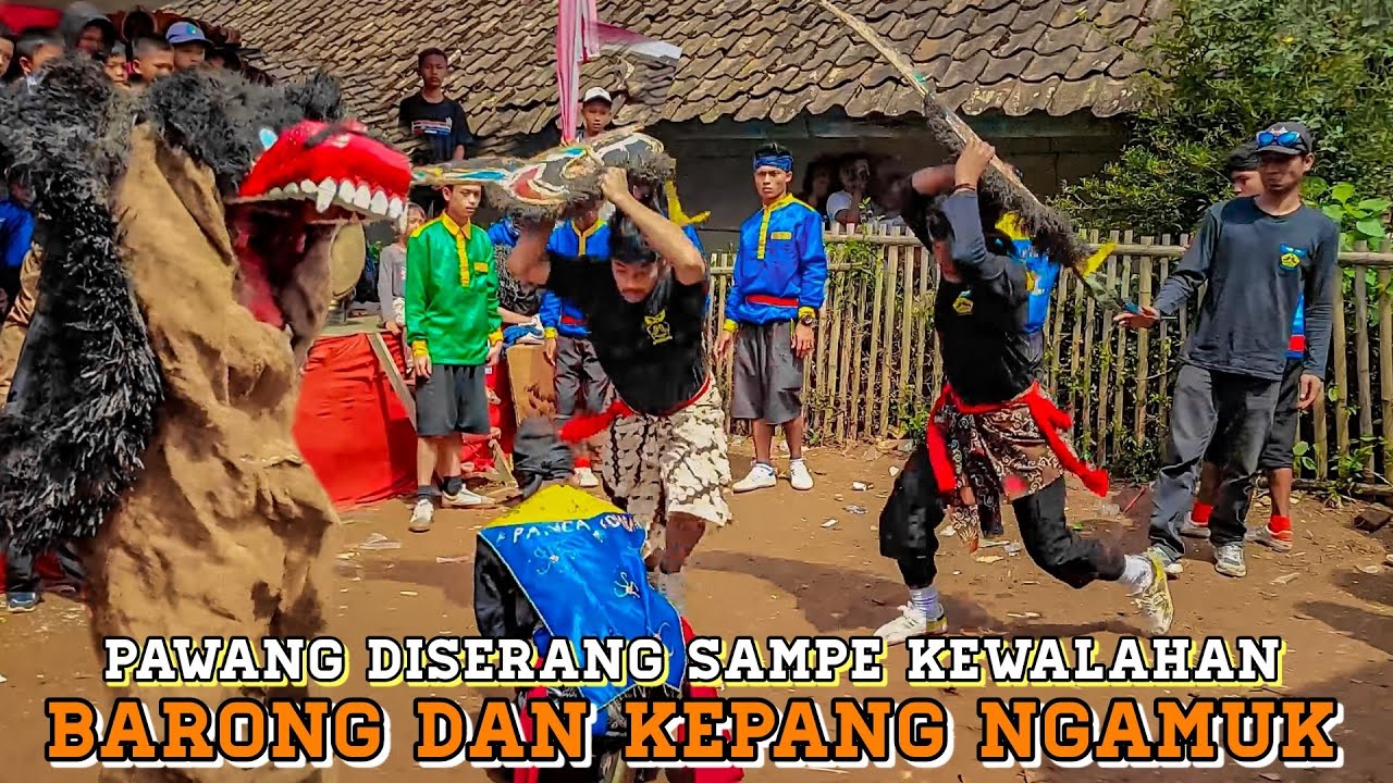 BARONG DAN KUDA KEPANG NGAMUK PARAH❗❗❗ PAWANG SAMPE KEWALAHAN | SENI BENJANG PANCA KOMARA