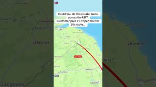 Let me know in the comments👇🏻#london #inverness #courier #driver #route