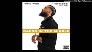 Nipsey Hussle Feat Roddy Ricch, Hit-Boy - Racks In The Middle