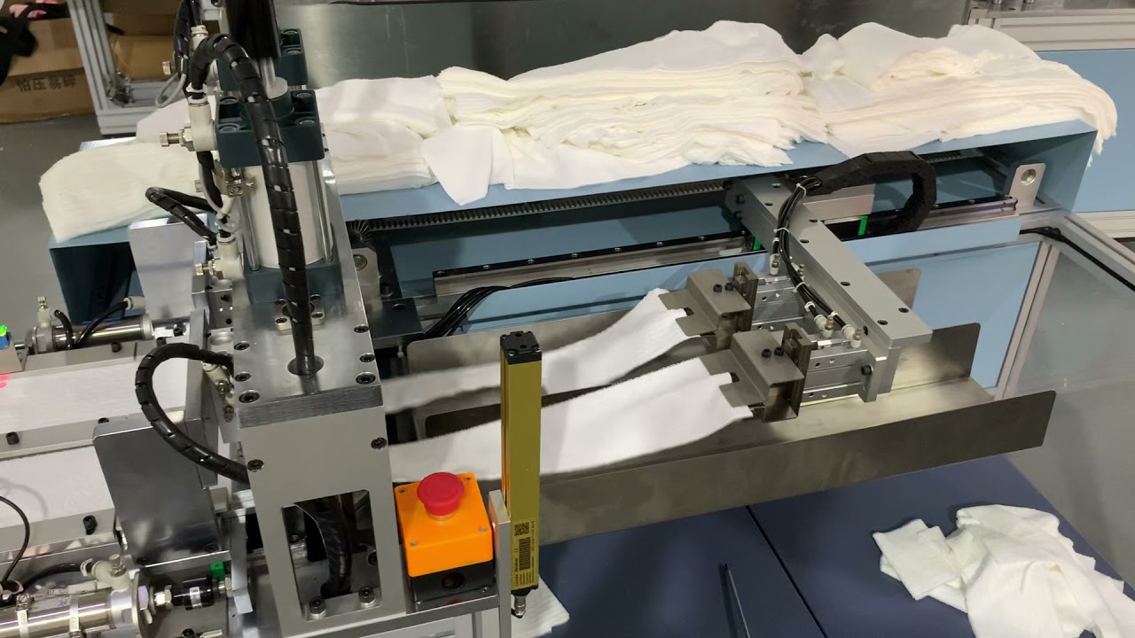 Mop Fabrics Ultrasonic Cutting Machine