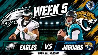Philadelphia Eagles vs. Jacksonville Jaguars | 2026 NFL Week 5 Prediction
