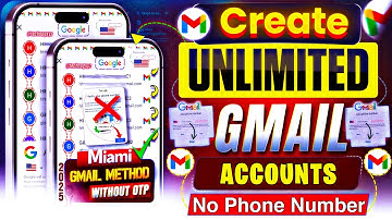 Unlimited Gmail Account Without Phone Verification | Unlimited Gmail Create Method 2025 Create Gmail