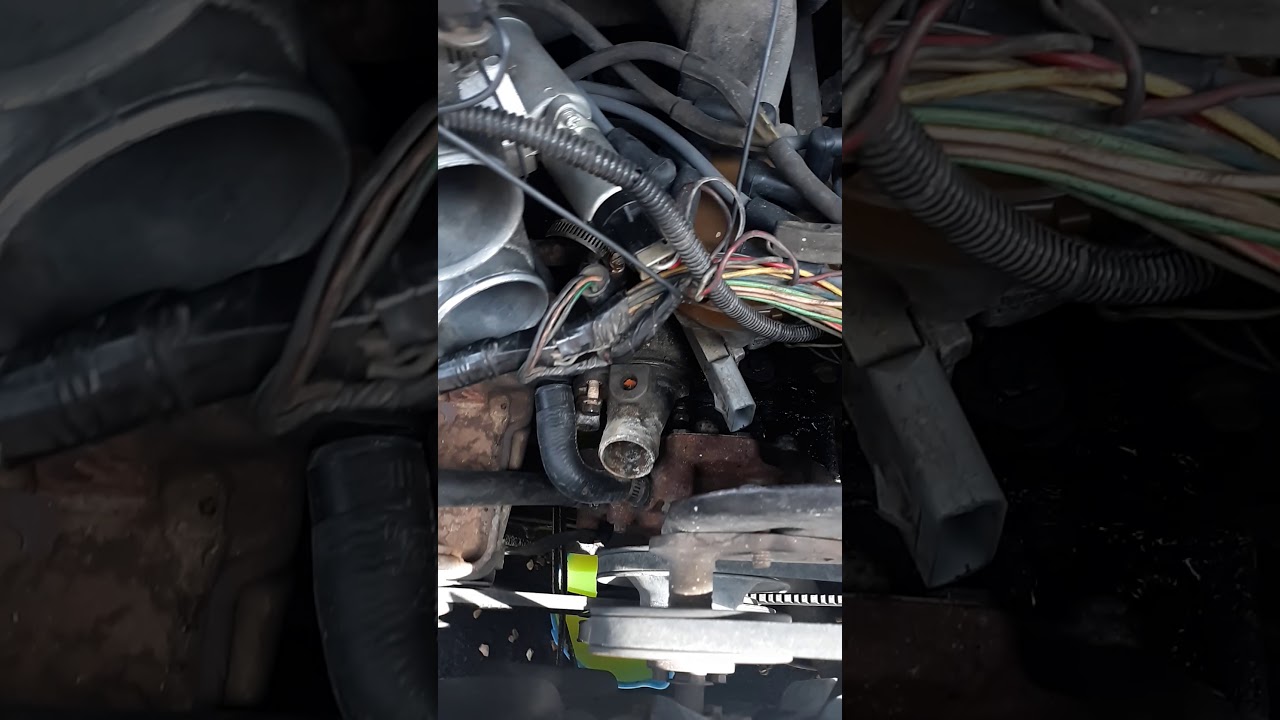 86 f150 Thermostat housing removal YouTube