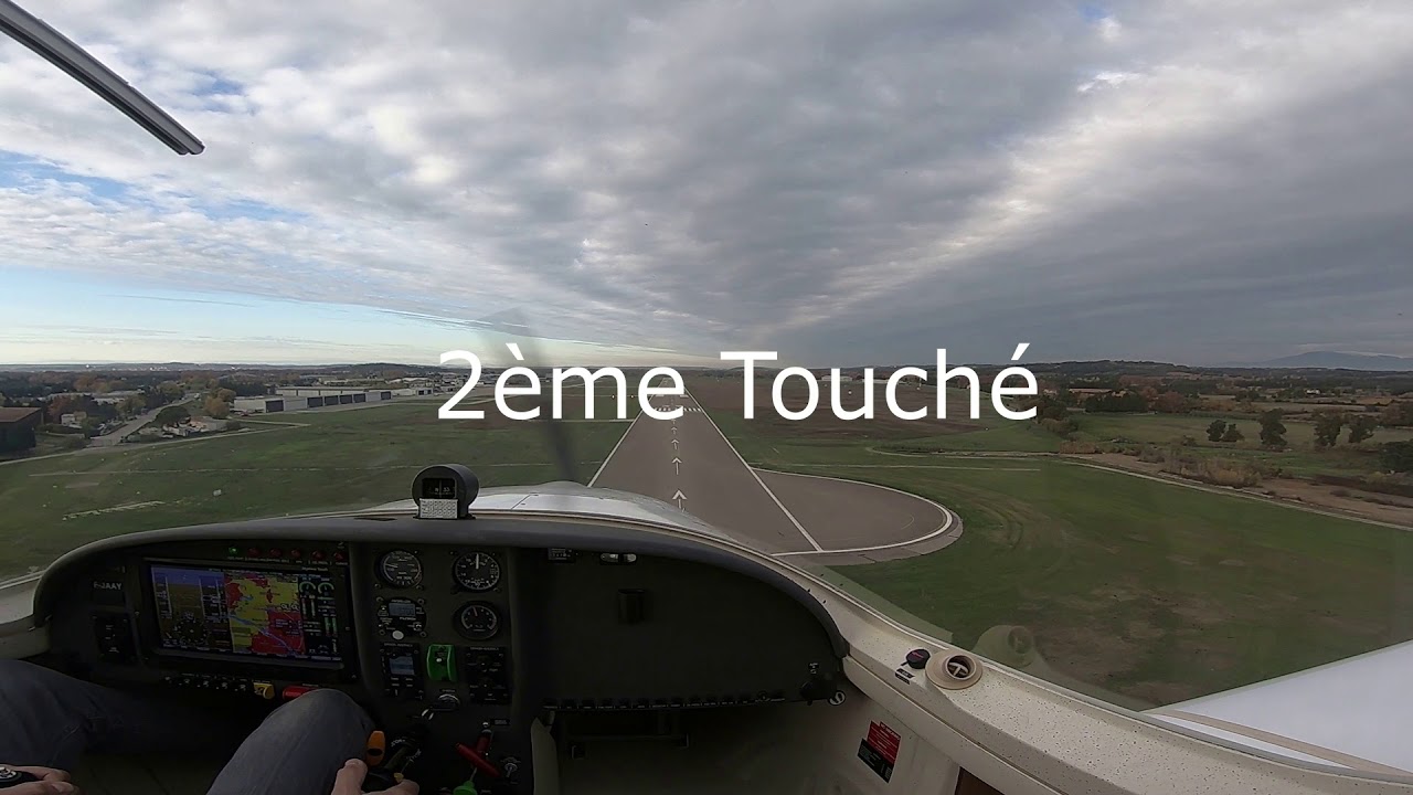 ULM WT9 Avignon tour de piste avec ATC