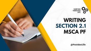 Tips for a Standout Marie Curie Fellowship (MSCA PF) Application Section 2.1