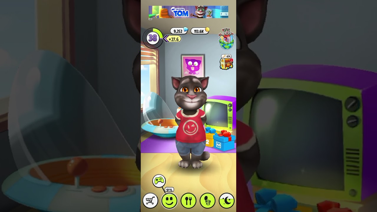 Talking Tom 😺 eating time 🍨🥙 new android game play 2026