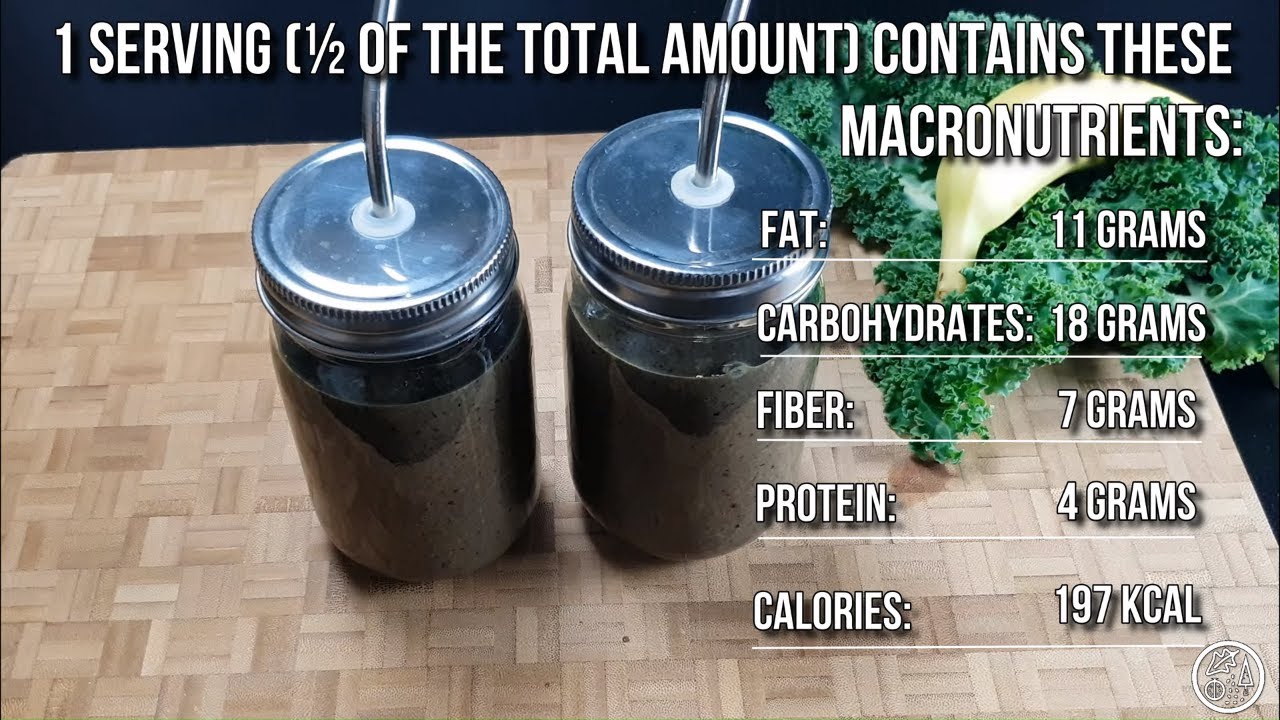 Vegan Nutrient Smoothie | Micronutrients and Macronutrients in recipe